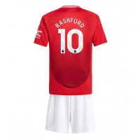 Manchester United Marcus Rashford #10 Replica Home Minikit 2024-25 Short Sleeve (+ pants)